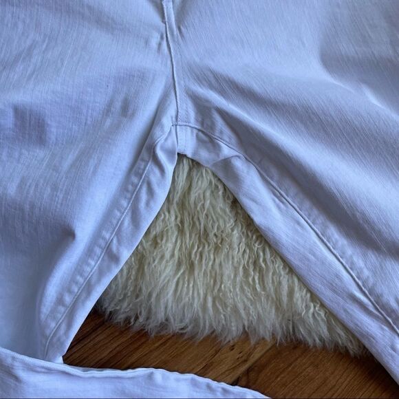 Elliott & Vine White Cropped Ankle Jeans Size 14 EUC - Picture 3 of 14